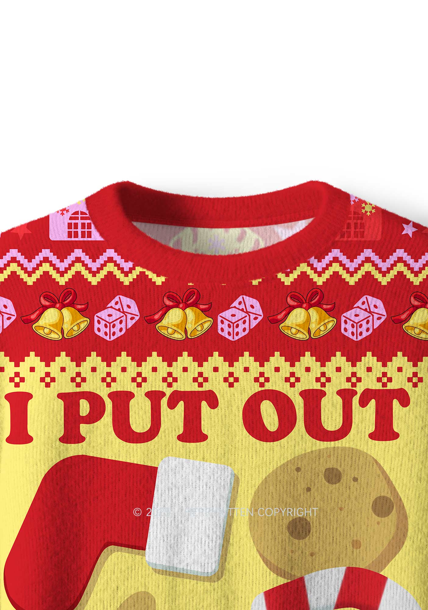 Put Out For Santa Y2K Christmas Knit Sweatshirt Cherrykitten