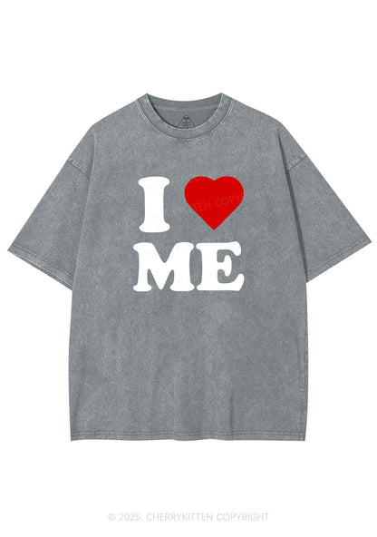 I Love Me Y2K Shirts Washed Tee Cherrykitten