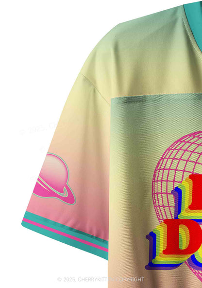 Custom Be Gay Do Crxme Pride Y2K Crop Sport Jersey Shirts Cherrykitten