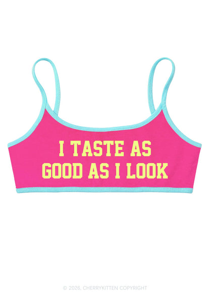 I Taste As Good As I Look Y2K Super Crop Cami Cherrykitten