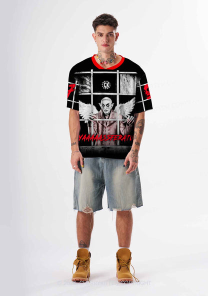 Halloween Vampire Angel Wings Y2K Sport Jersey Shirts Cherrykitten
