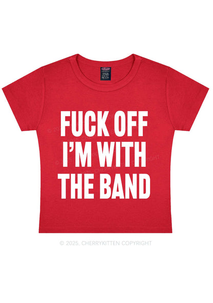 Im With The Band Y2K Baby Tee Cherrykitten