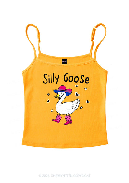 Silly Goose Bisexual Pride Y2K Spaghetti Strap Cami Cherrykitten