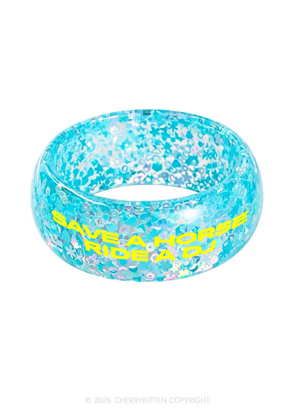 Ride A Dj Y2K Cuff Bangle Cherrykitten