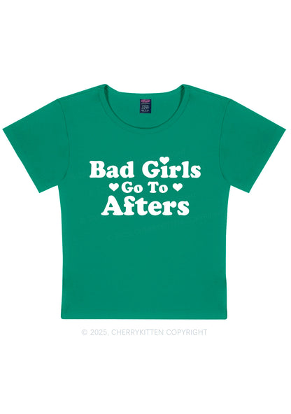 Bad Girls Go Afters Y2K Baby Tee Cherrykitten