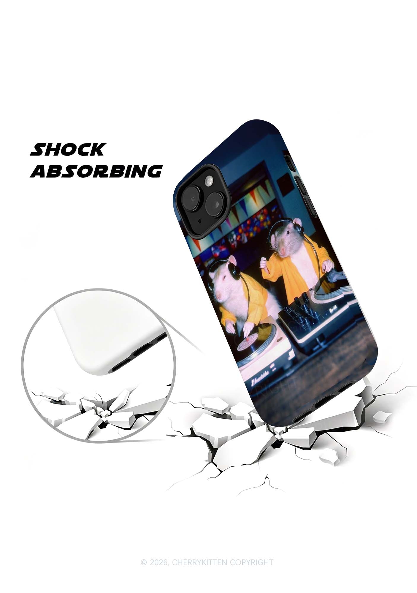 DJ Rats Y2K Phone Case Cherrykitten
