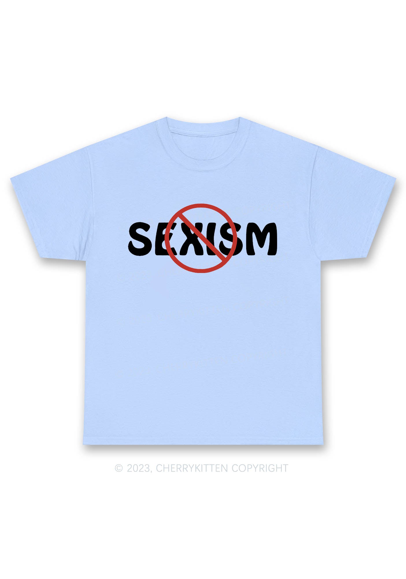 Stop Sexism Y2K Chunky Shirt Cherrykitten