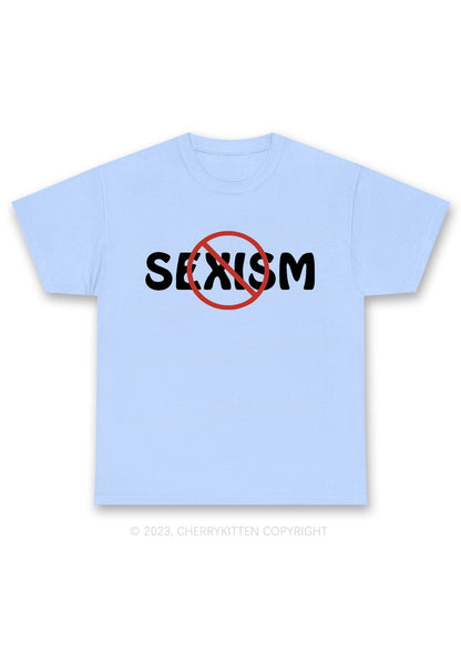 Stop Sexism Y2K Chunky Shirt Cherrykitten