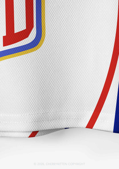 White Football Bunny Y2K Crop Sport Jersey Shirts Cherrykitten