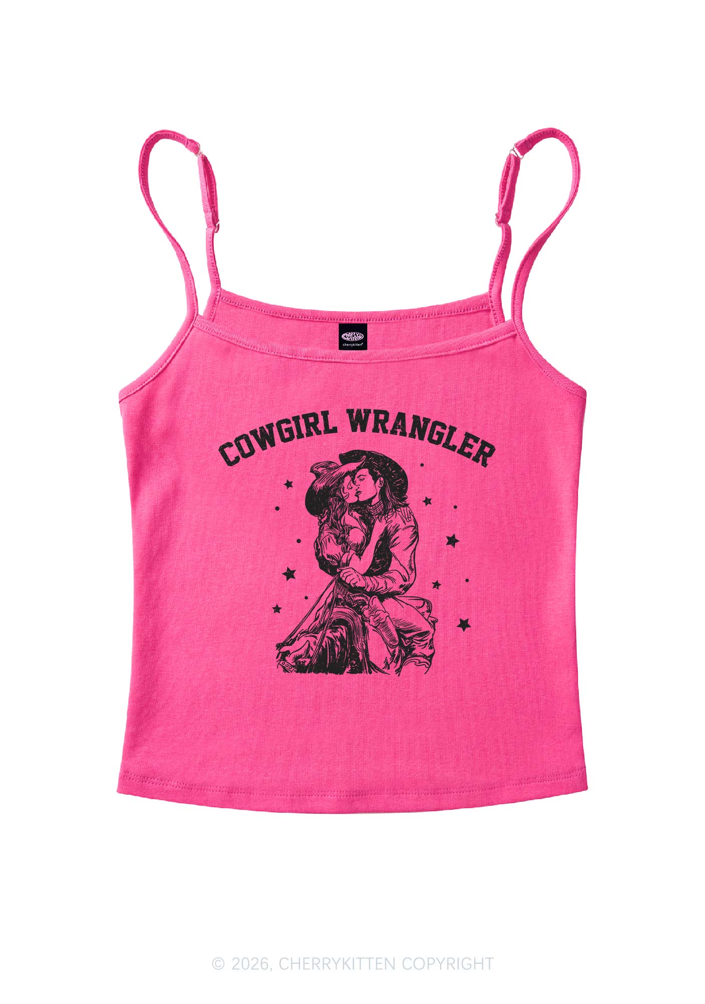 Cowgirl Wrangler Pride Y2K Spaghetti Strap Cami Cherrykitten