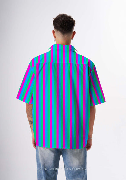 Polysexuality Flag Pride Y2K Print Shirt Cherrykitten