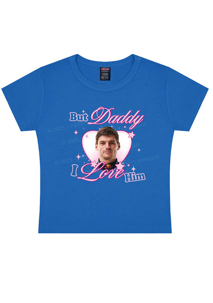 Daddy I Love The Driver Y2K Baby Tee Cherrykitten