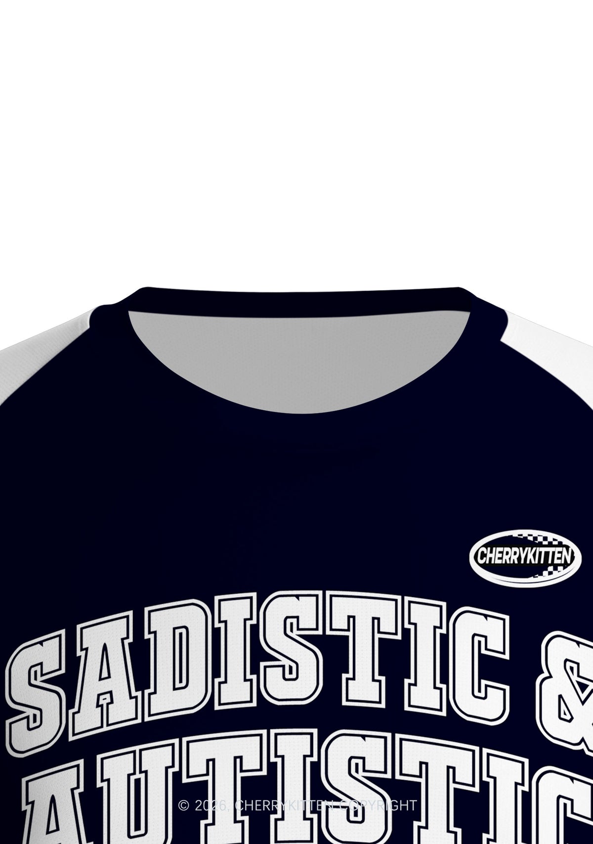 Sadistic And Autistic Y2K Football Jersey Shirts Cherrykitten