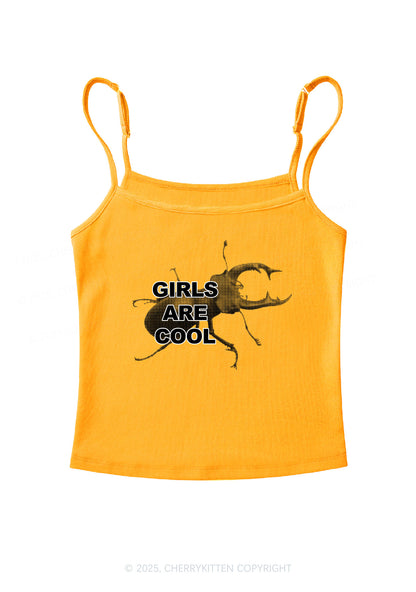 Beetle Girls Are Cool Y2K Spaghetti Strap Cami Cherrykitten