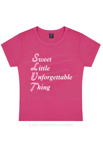 Slxt Things Y2K Baby Tee Cherrykitten