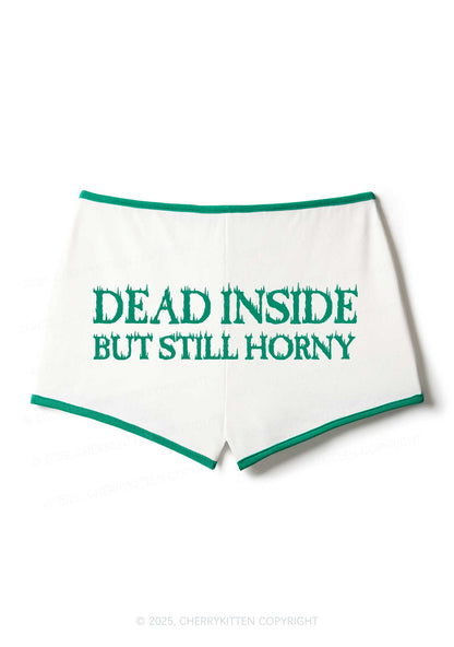 Dead Inside But Still Thirsty Y2K Booty Shorts Cherrykitten