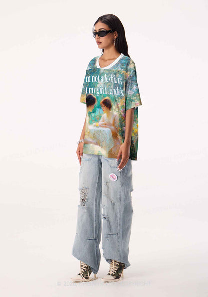 Mint Green Im Not A Lesbian Pride Y2K Sport Jersey Shirts Cherrykitten