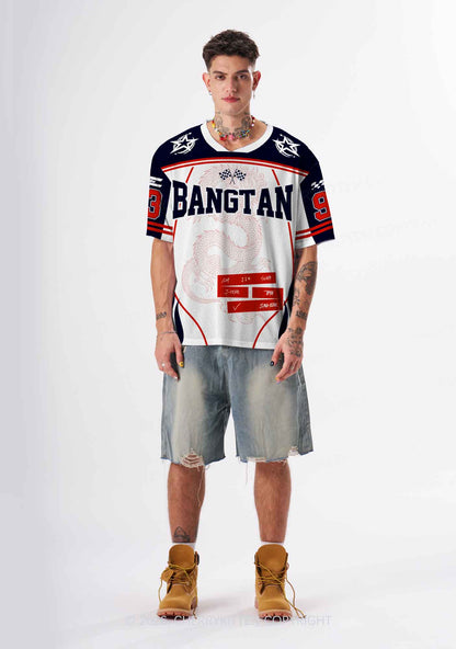 Kpop Red Dragon Y2K Sport Jersey Shirts Cherrykitten