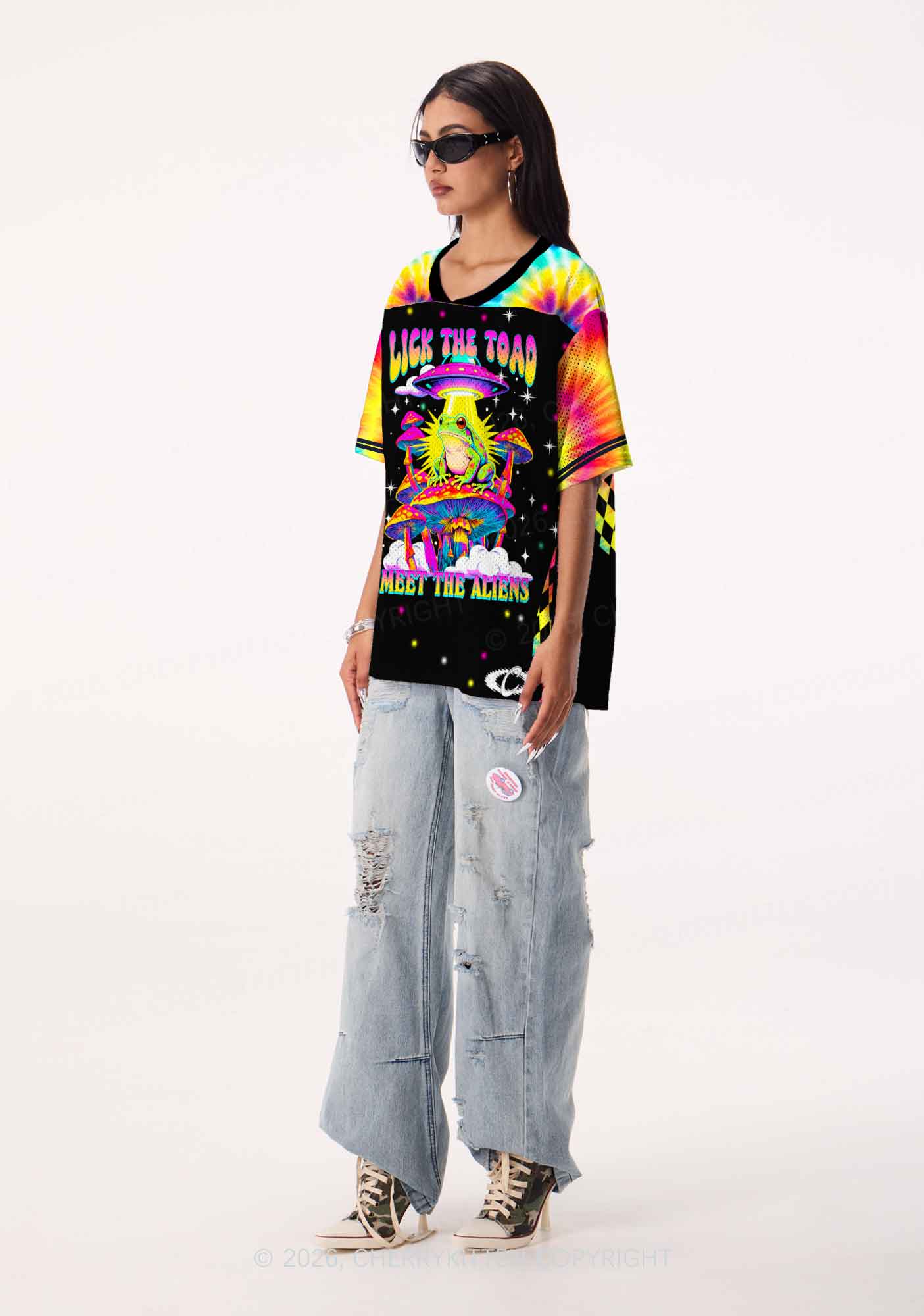 Lick The Toad Y2K Sport Jersey Shirts Cherrykitten