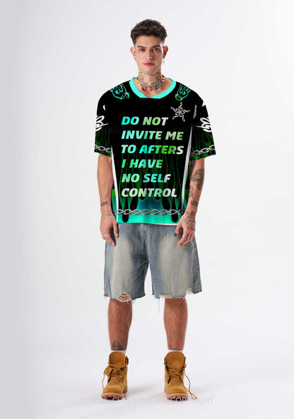 Do Not Invite Me To Afters Y2K Sport Jersey Shirts Cherrykitten