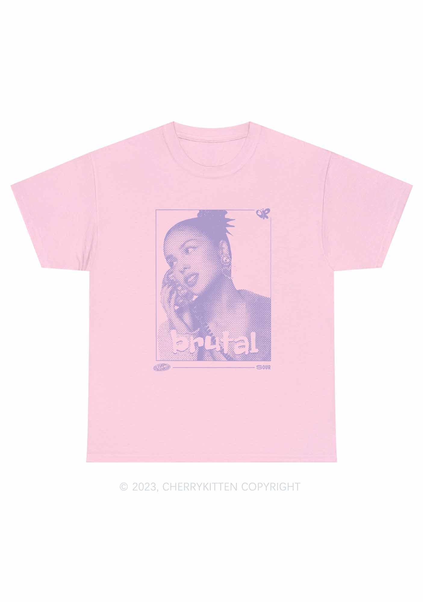 Brutal Poster Y2K Chunky Shirt Cherrykitten