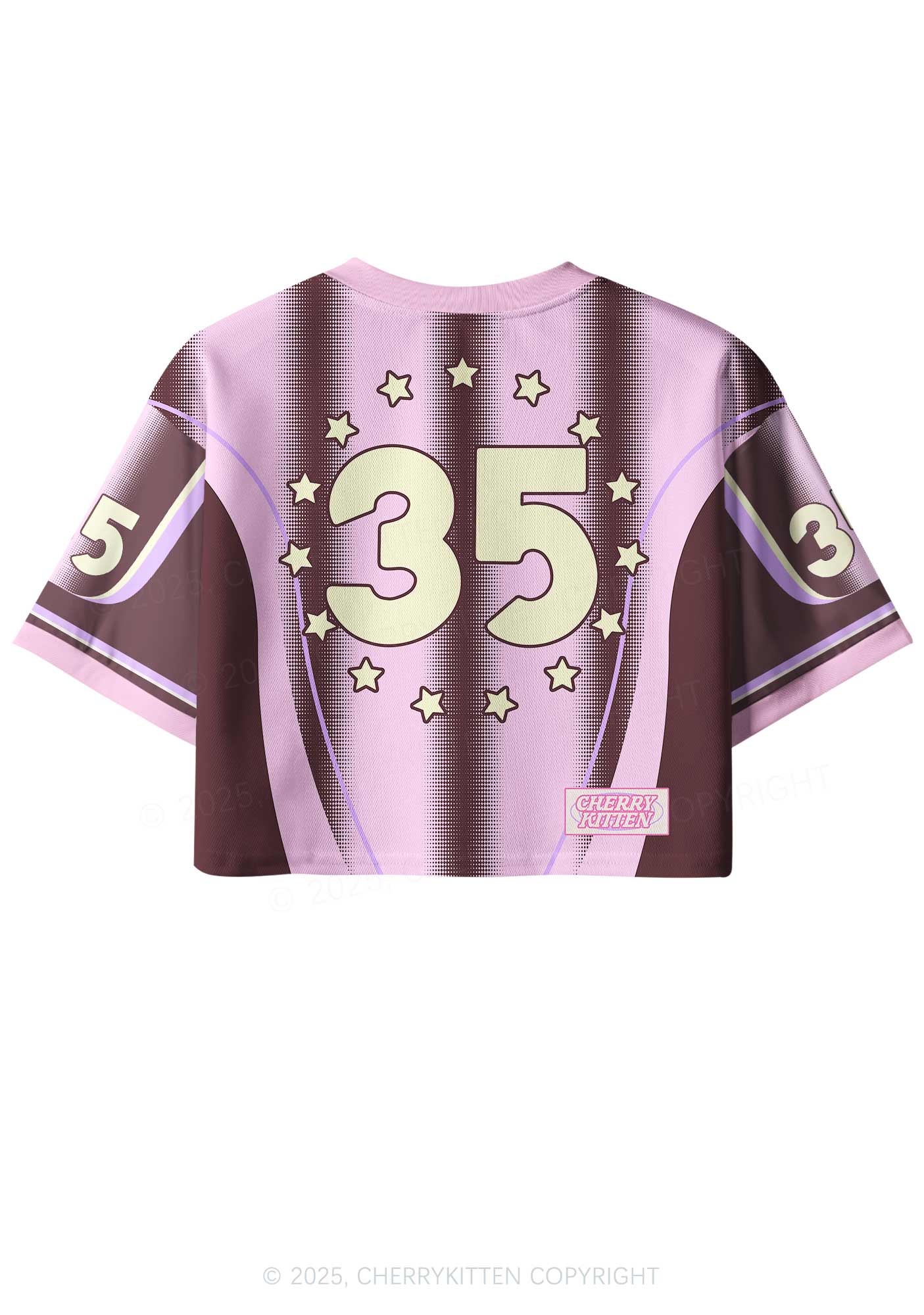 Custom Pink Pony Y2K Crop Sport Jersey Shirts Cherrykitten