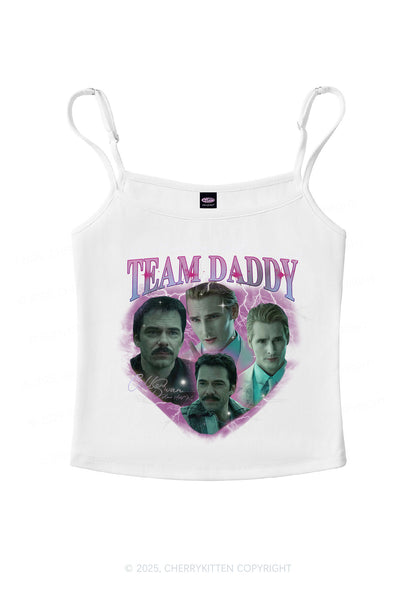 Team Daddy Y2K Spaghetti Strap Cami Cherrykitten