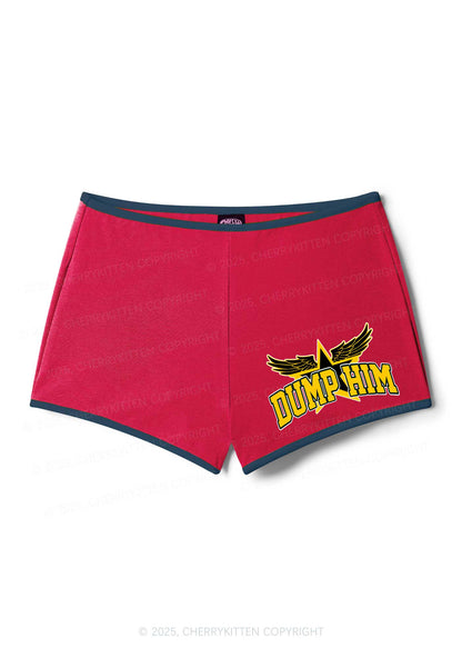 Dump Him Winged Star Y2K Booty Shorts Cherrykitten