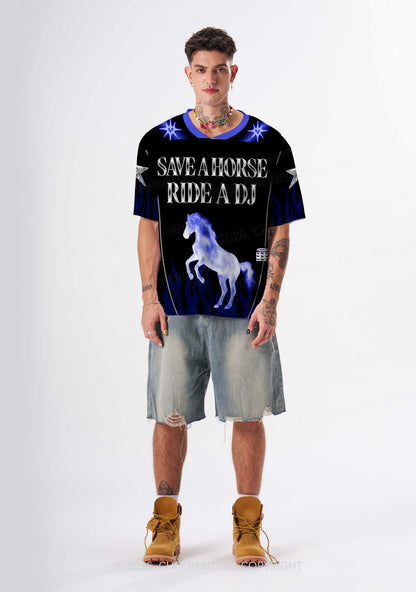 Ride A DJ Horse Y2K Sport Jersey Shirts Cherrykitten