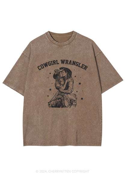 Cowgirl Wrangler Y2K Washed Tee Cherrykitten