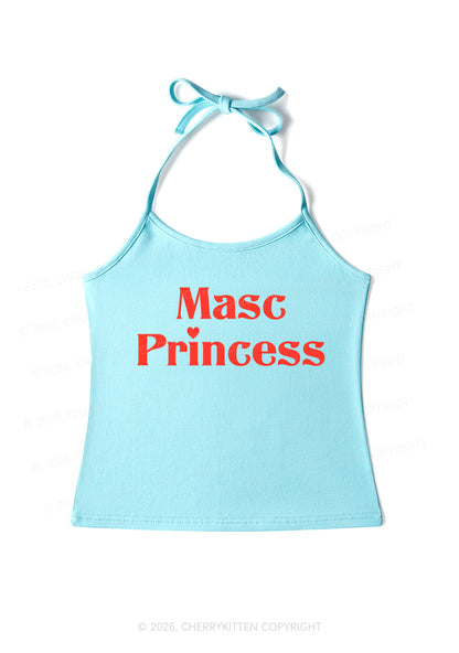 Masc Princess Pride Y2K Halter Neck Cami Cherrykitten