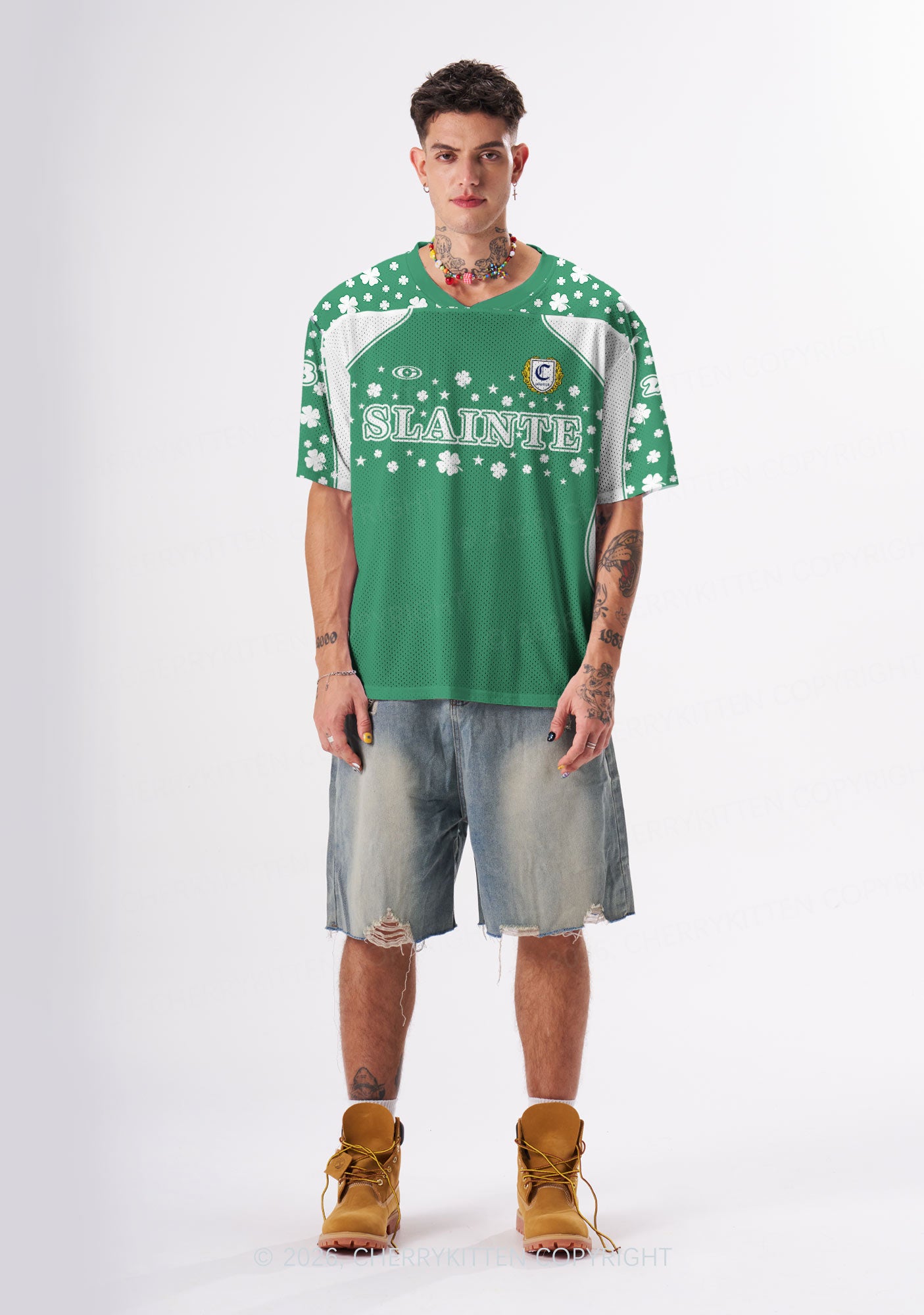 Custom Slainte St Patricks Y2K Sport Jersey Shirts Cherrykitten
