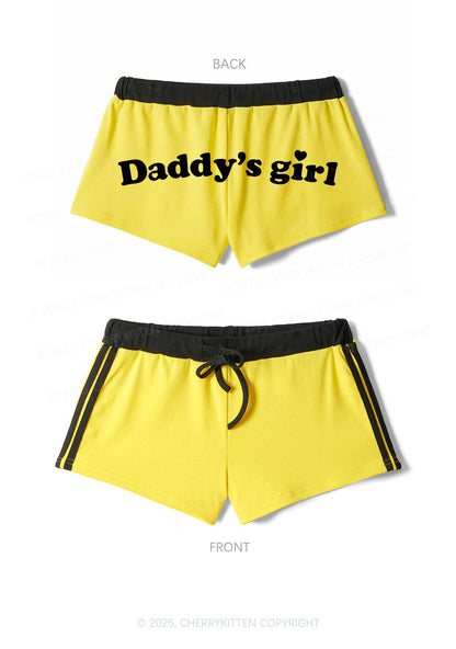 Daddys Girl Y2K Drawstring Mini Shorts Cherrykitten