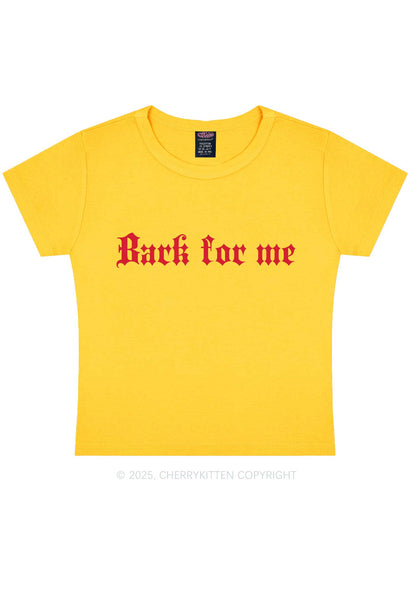 Bark For Me Y2K Baby Tee Cherrykitten
