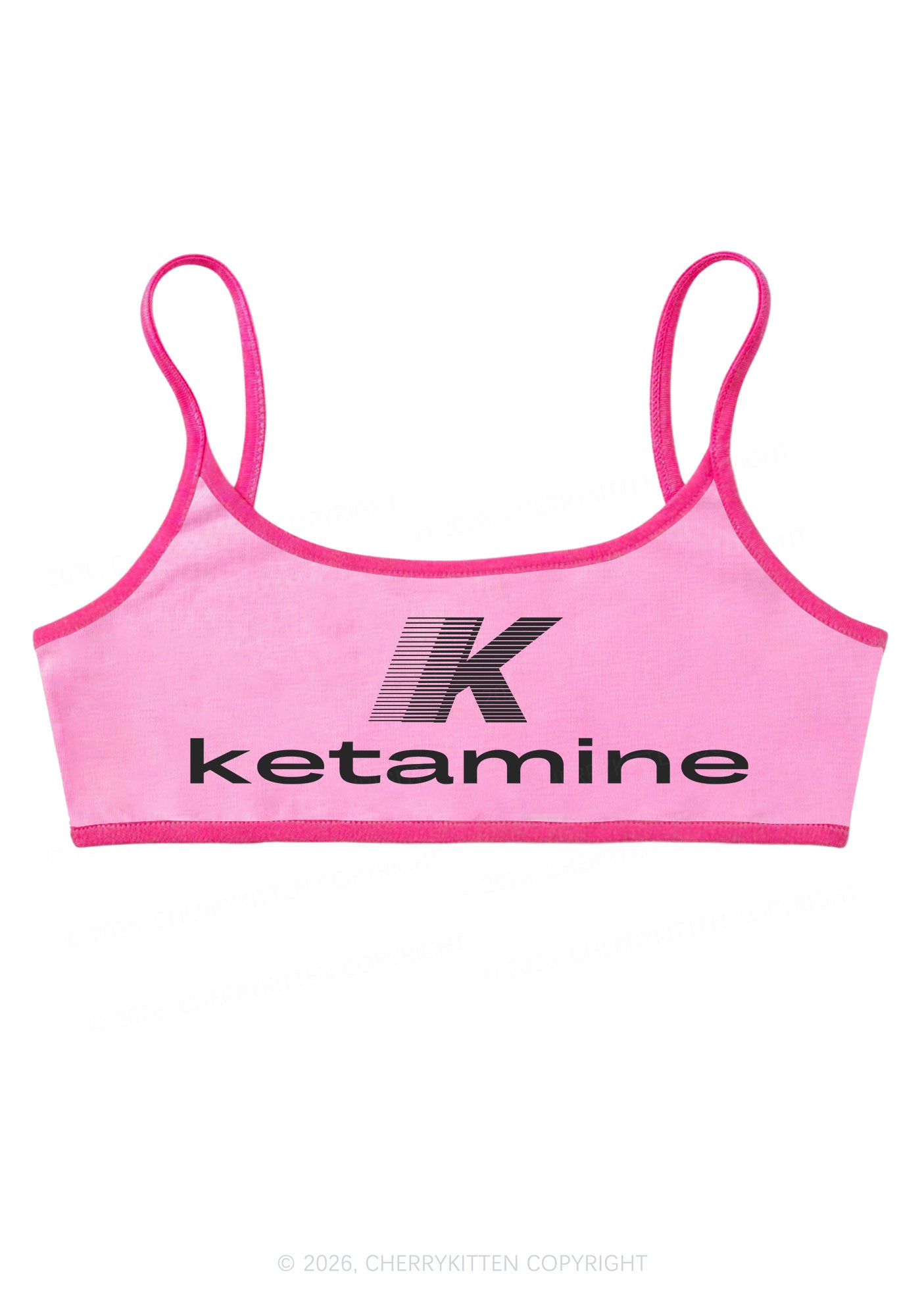 Big K Ketamxxe Y2K Super Crop Cami Cherrykitten