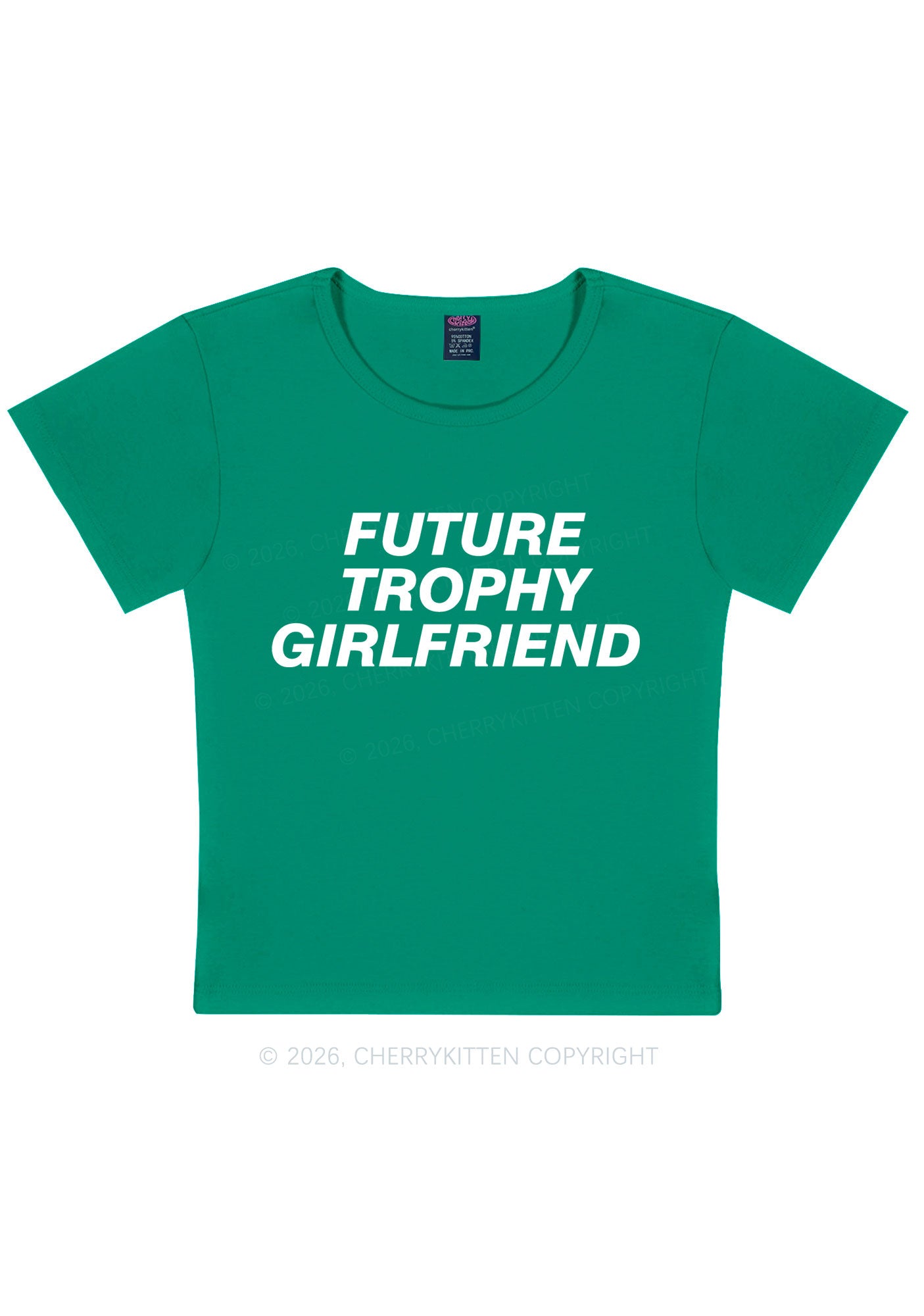 Future Trophy Girlfriend Y2K Baby Tee Cherrykitten