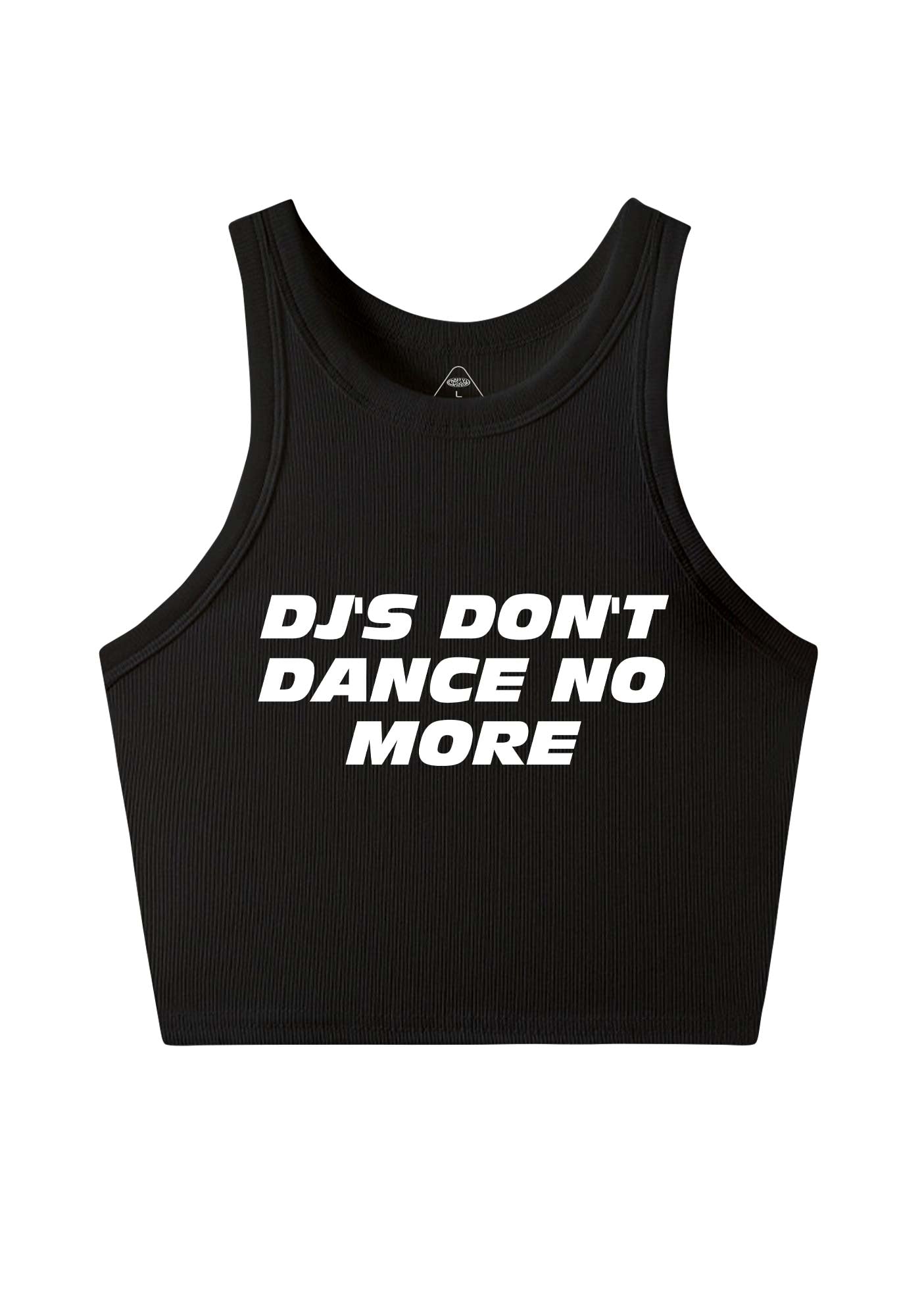 DJs Dont Dance No More Y2K Crop Tank Top Cherrykitten