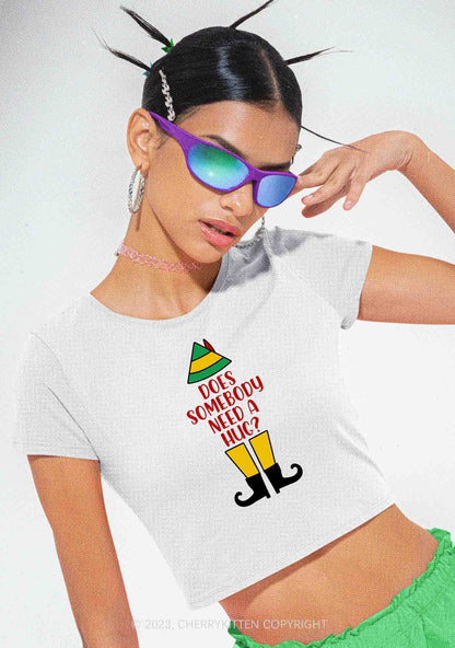Elf Movie 10 Quotes Christmas Y2K Baby Tee Cherrykitten