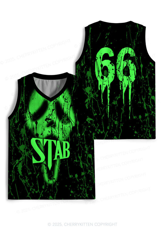 Custom Halloween Stab Ghost Y2K Sport Jersey Tank Cherrykitten