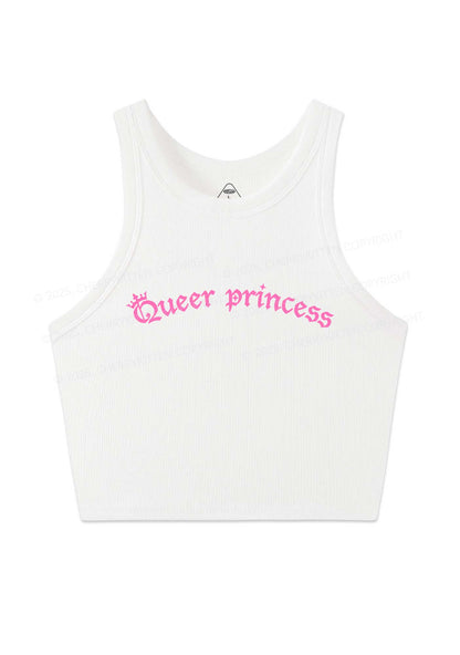 Gothic Queer Princess Pride Y2K Crop Tank Top Cherrykitten