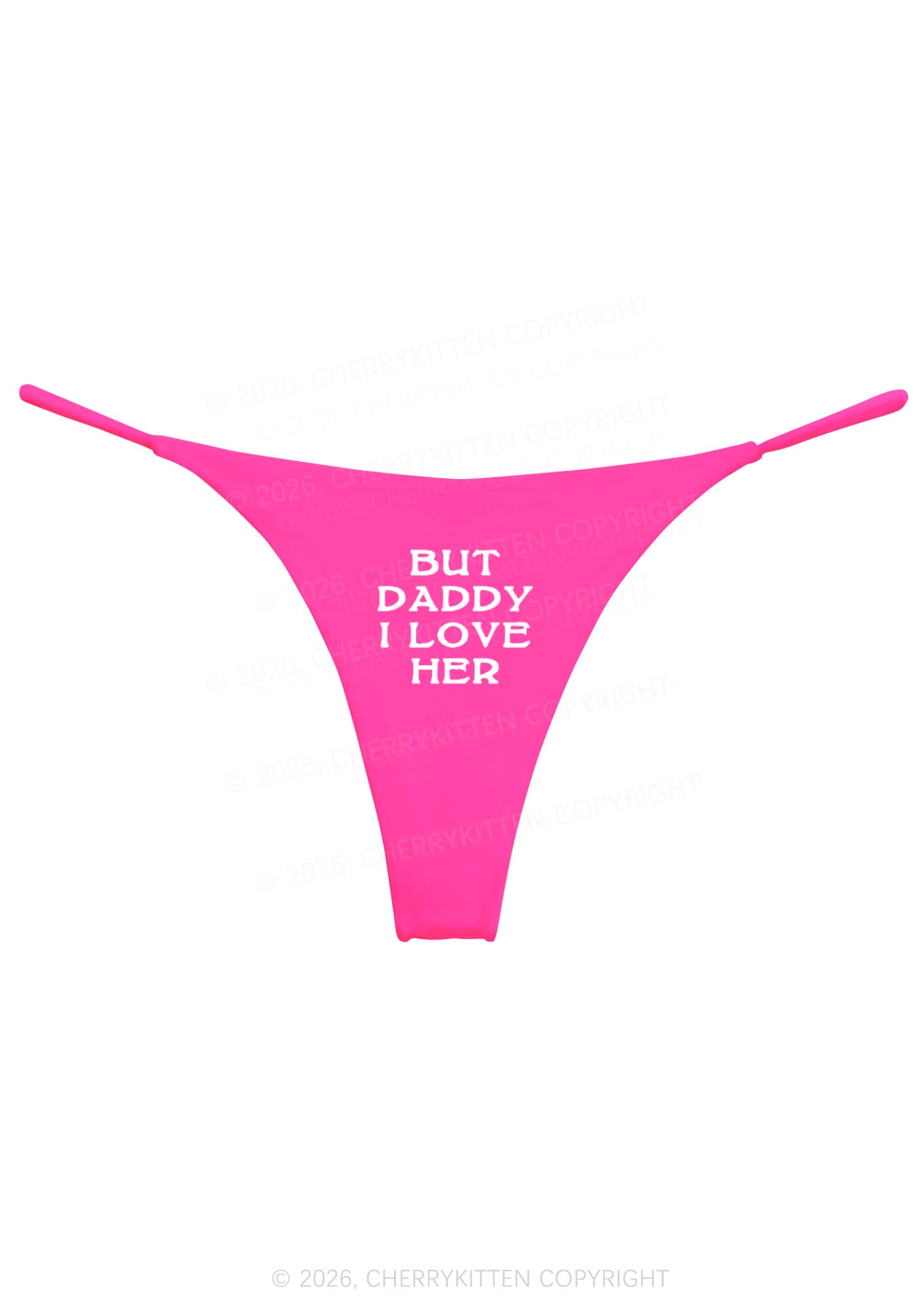 But Daddy I Love Her Pride Y2K Bikini String Thong Cherrykitten