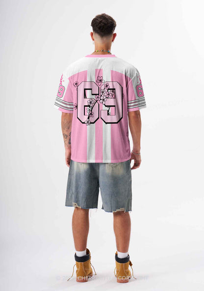 Sakura Alpha Male Unicorn Pride Y2K Sport Jersey Shirts Cherrykitten