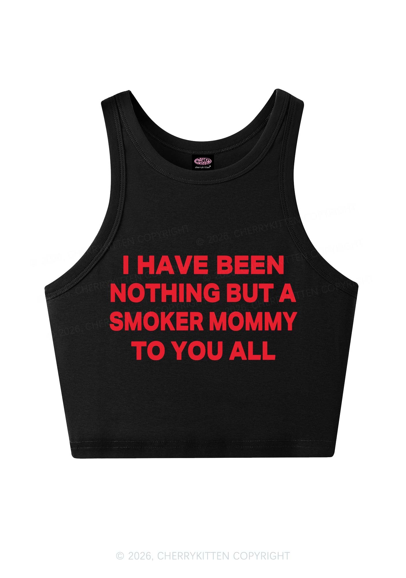 I Have Been A Smoker Mommy Y2K Crop Tank Top Cherrykitten
