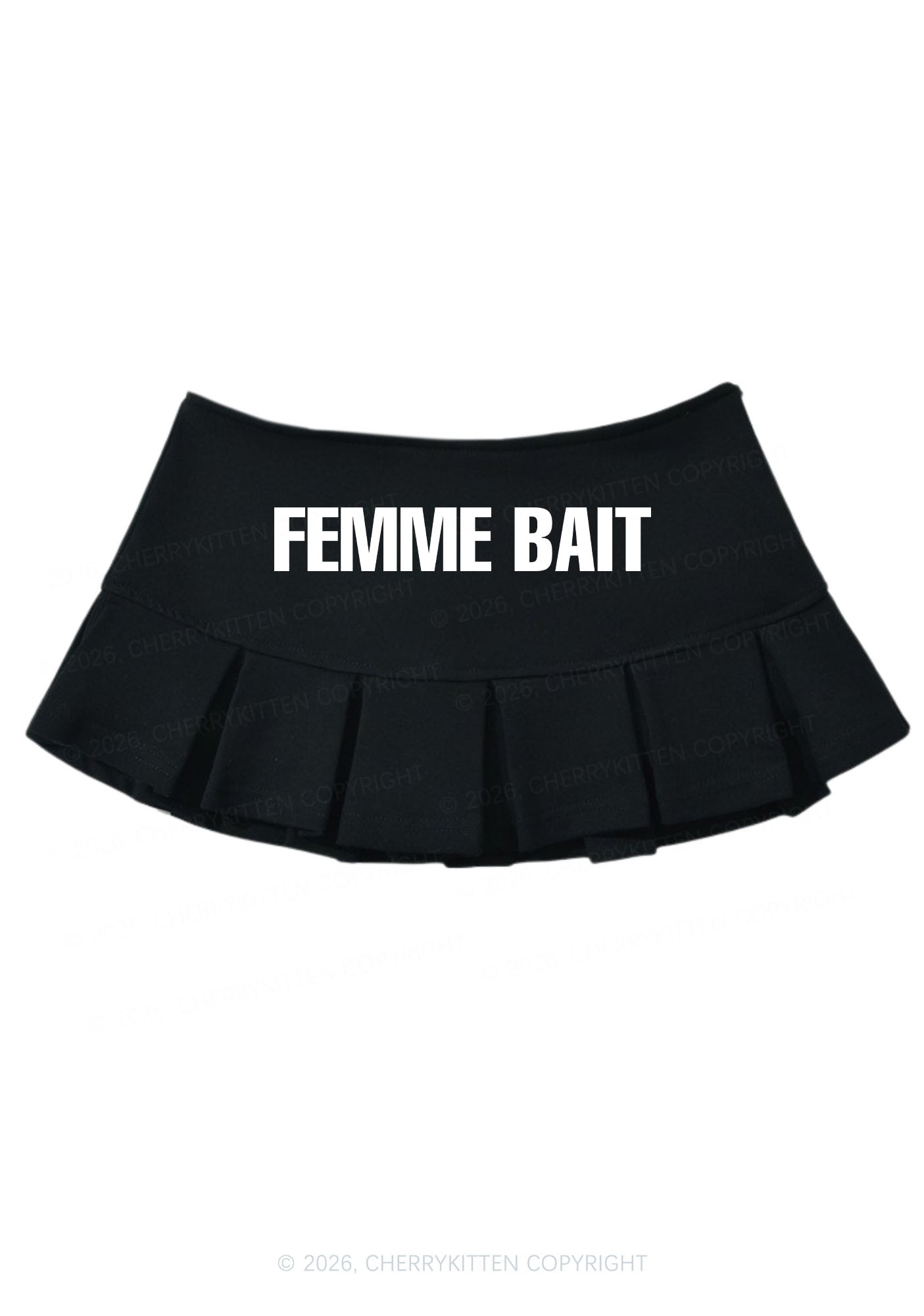 Femme Bait Pride Y2K Mini Pleated Skirts Cherrykitten