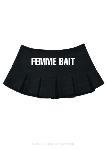 Femme Bait Pride Y2K Mini Pleated Skirts Cherrykitten