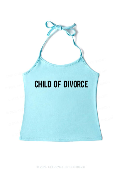 Child Of Divorce Y2K Halter Neck Cami Cherrykitten
