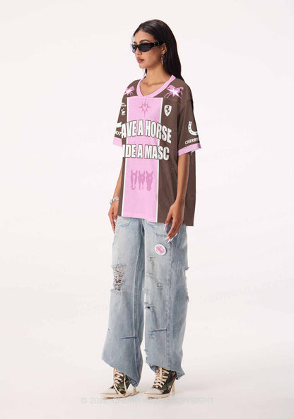 Save A Horse Ride A Masc Pride Y2K Sport Jersey Shirts Cherrykitten