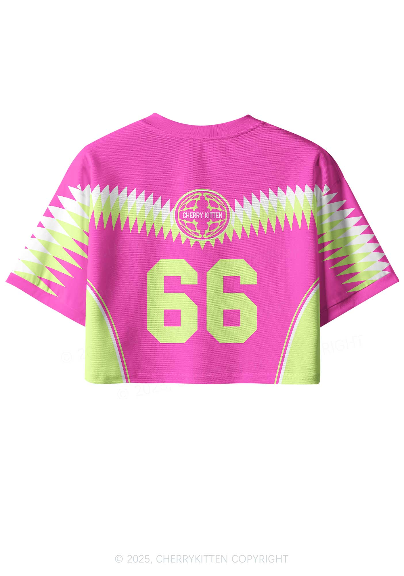 Custom Cyber Pink Ketamxxe Cross Y2K Crop Sport Jersey Shirts Cherrykitten