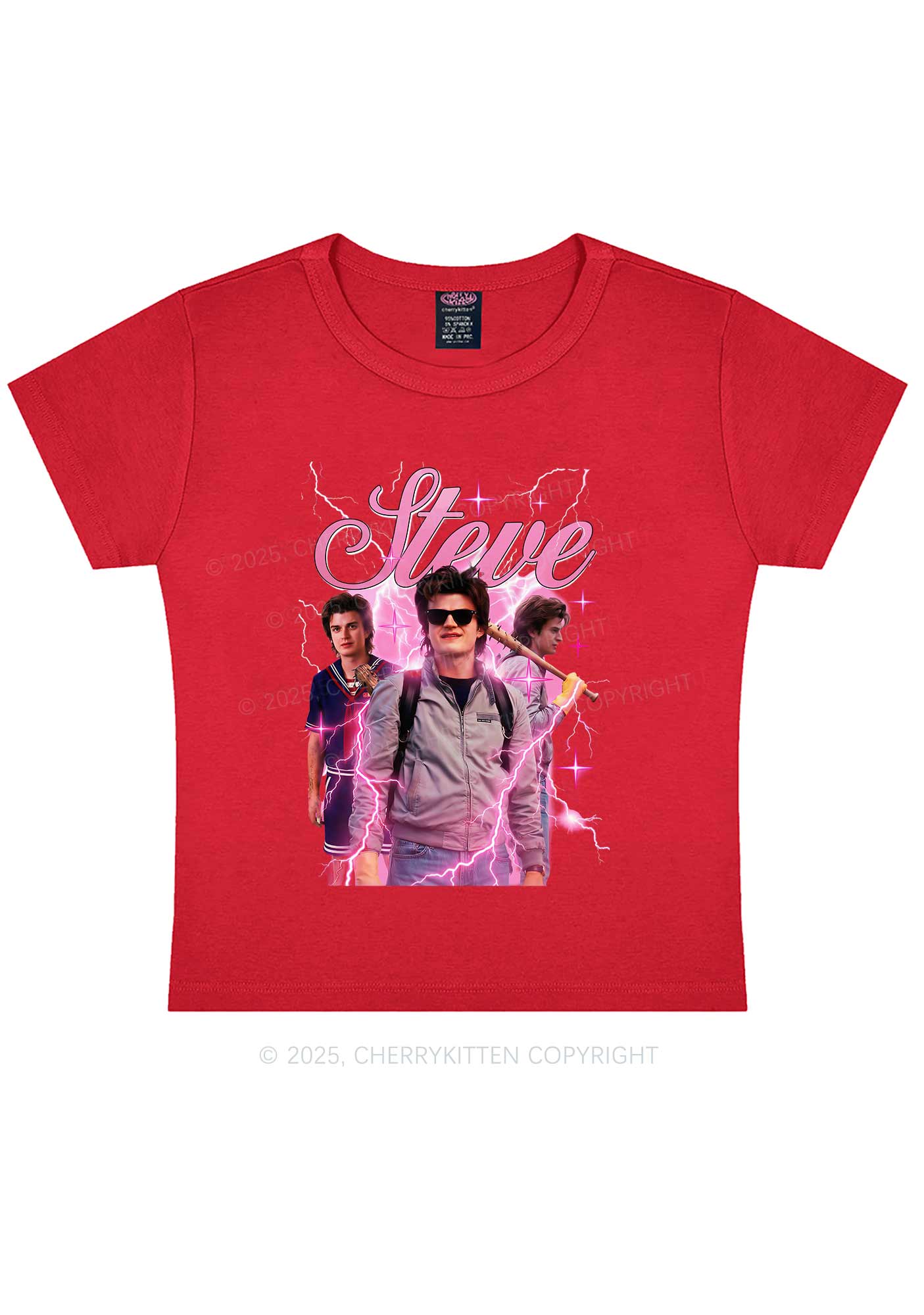 SH Pastel Spark Y2K Baby Tee Cherrykitten