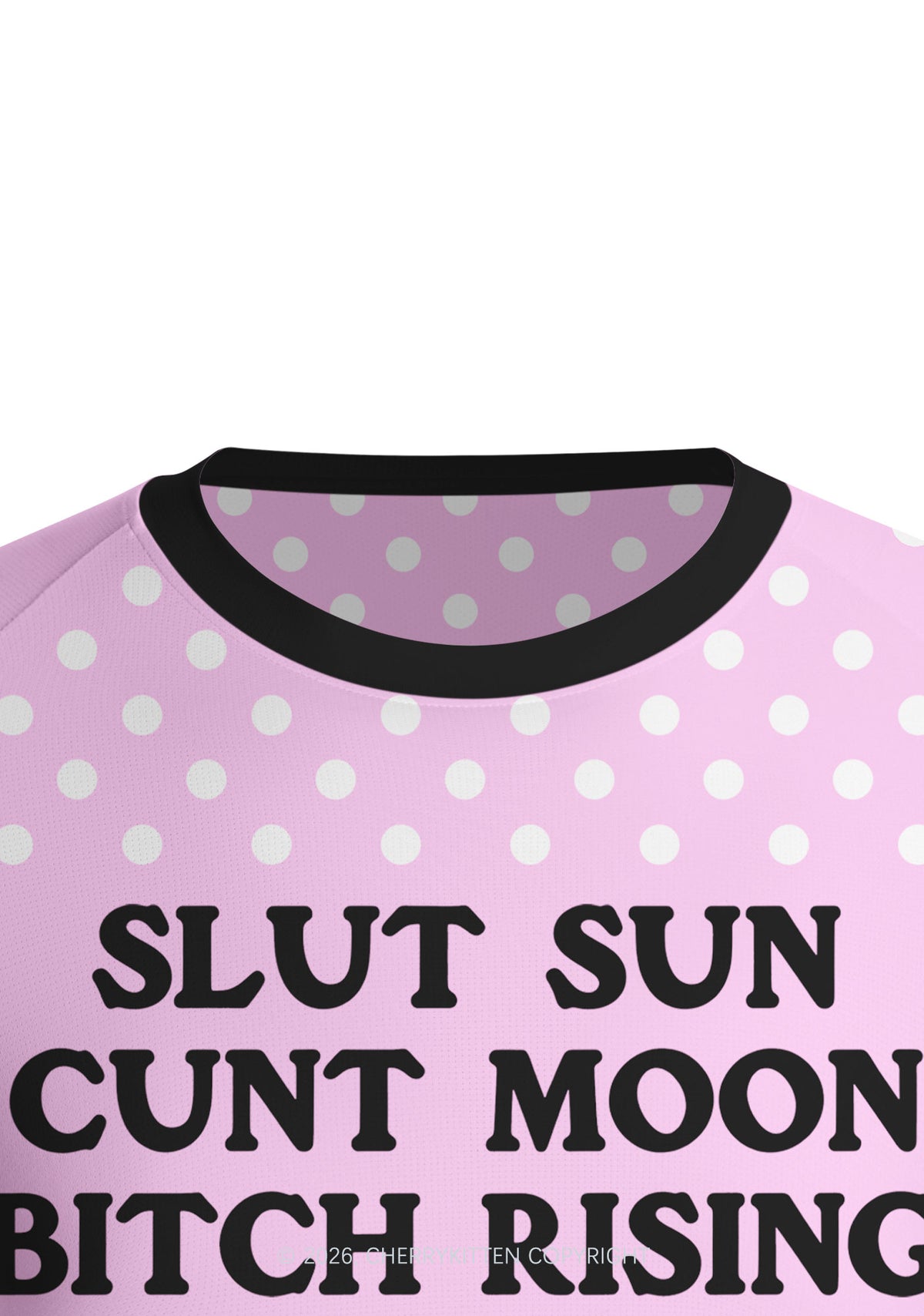 Slxt Sun Cxxt Moon Bxtch Rising Y2K Football Jersey Shirts Cherrykitten
